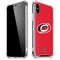 NHL Carolina Hurricanes Solid Background iPhone XS Max Clear Case